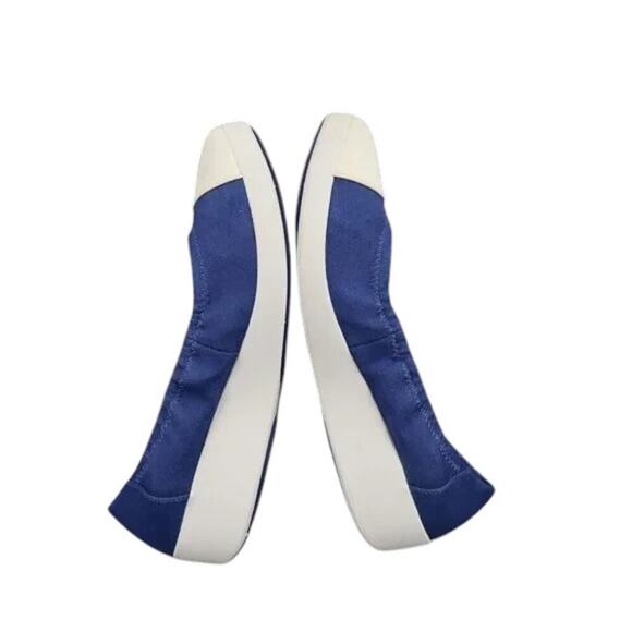 FitFlop Shoe Women 39 Ballet Flat Pump Slip On Fashion Wedge Toning Cap Toe Blue - Picture 8 of 16